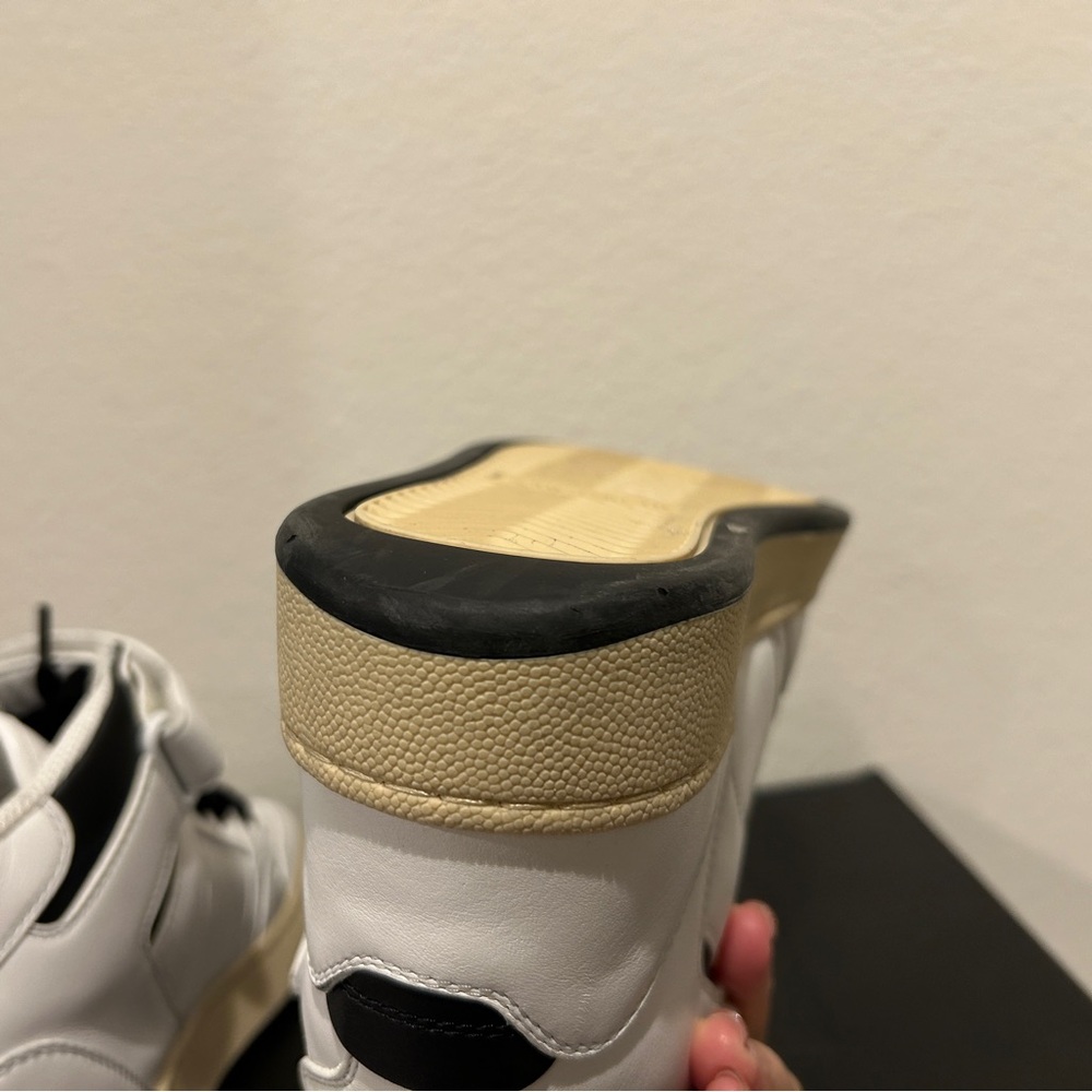 Saint Laurent LAX Mid Top leather sneakers, Size 38, New in Box - Picture 8 of 15